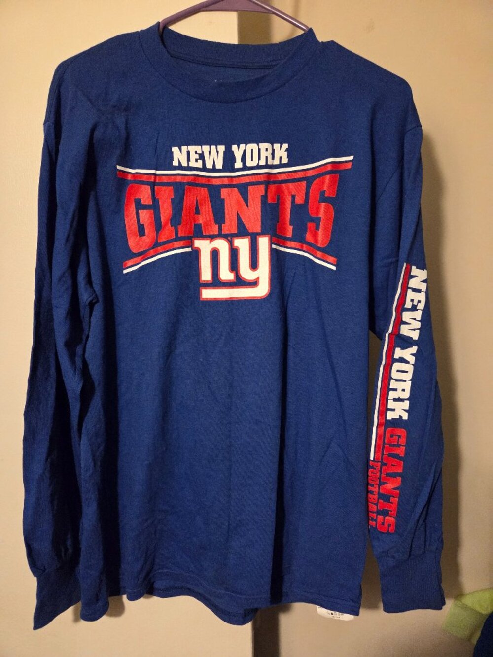 Mens ny giants shirt size medium